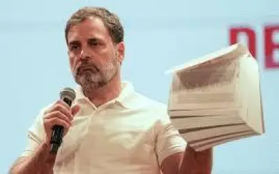 राहुल गांधी ने चुनाव आयोग पर एक बार फिर वोट चोरी का लगाया आरोप