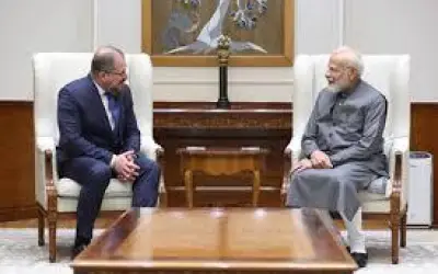 क्वालकॉम के सीईओ ने पीएम मोदी से की मुलाकात, भारत के प्रगति पर की चर्चा