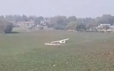 प्रयागराज में भारतीय वायु सेना का प्रशिक्षण विमान हुआ दुर्घटनाग्रस्त