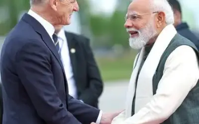 नॉर्वे पहुंचे प्रधानमंत्री मोदी, भारतीय समुदाय ने किया पीएम का स्वागत