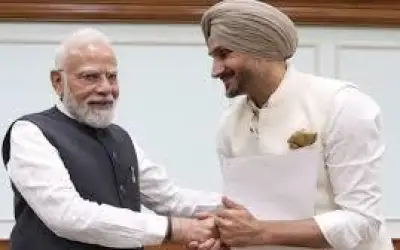 क्रिकेट से संसद तक पीएम मोदी के साथ दिखे हरभजन सिंह, 5 अगस्त को हुई मुलाकात