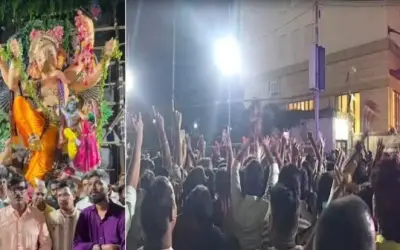 माझगांव में गणपति आगमन के दौरान बवाल, अंडे फेंकने का आरोप