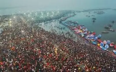 महाकुंभ का शुभारंभ, 60 लाख श्रद्धालुओं ने लगाई आस्था की डुबकी