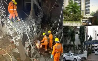 दक्षिण मुंबई में निर्माणाधीन इमारत का हिस्सा गिरने से एक बच्ची की मौत
