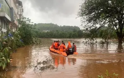 महाराष्ट्र के नांदेड़ जिले में बाढ़ जैसे हालात, कई गावों का टूटा संपर्क