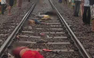 मां समेत पांच बेटियों ने ट्रेन से कटकर आत्महत्या की