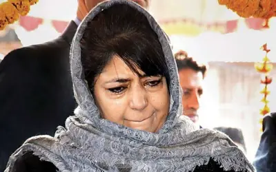 महबूबा मुफ़्ती गिरफ्तार