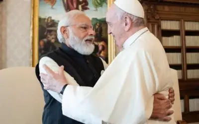 वेटिकन सिटी में पीएम मोदी ने पोप फ्रांसिस से मुलाकात की