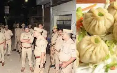 मोमो के विवाद में चले ईंट-पत्थर