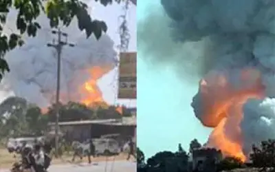 अवैध पटाखा फैक्ट्री में विस्फोट से सात की माैत, सौ से अधिक घायल