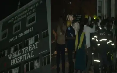 कोरोना का इलाज करवा रहे चार मरीज की आग लगने से मौत
