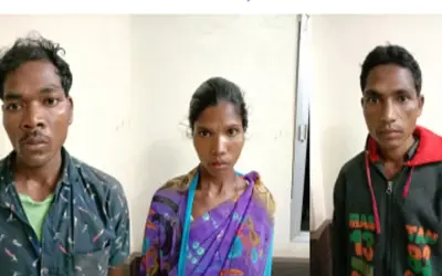 महिला नक्सली समेत तीन इनामी नक्सली गिरफ्तार