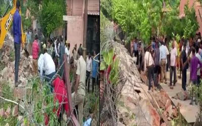 बाउंड्री वॉल गिरने से नोएडा में चार की मौत