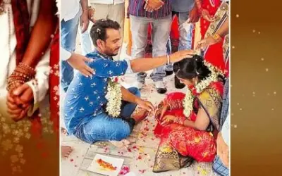 पंडित के नहीं आने पर ऑनलाइन रचाई गई शादी