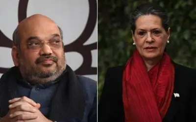 आतंकियों के लिए सोनिया ने बहाए थे आंसू : अमित शाह