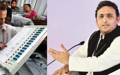 रामपुर में 300 से ज्यादा ईवीएम खराब : अखिलेश