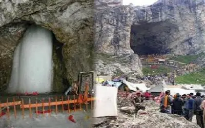 अमरनाथ की यात्रा दूसरी बार रुकी