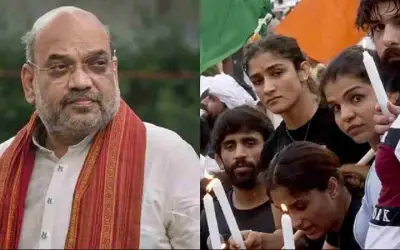 पहलवानों ने की अमित शाह से मुलाकात