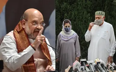 गुपकार ग्रुप पर बरसे अमित शाह