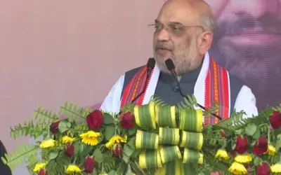 बीजेपी 2025 में सत्ता में आई तो दंगाइयों को उल्टा लटका देंगे : अमित शाह