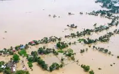 असम की बाढ़ में अब तक 82 लोगों की  मौत