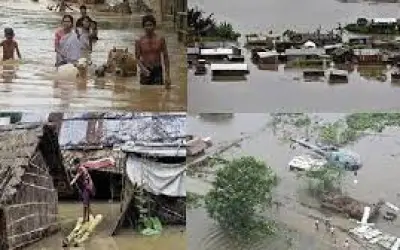 असम में बाढ़ से 56 लोगों की मौत