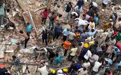 दिल्ली में इमारत गिरने से तीन की मौत