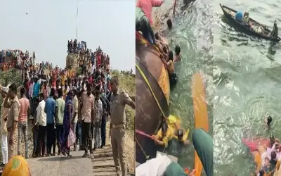 बलिया में गंगा में नाव पलटने से चार महिलाओं की मौत