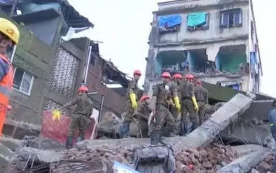 बिल्डिंग गिरने से भिवंडी में दो की मौत
