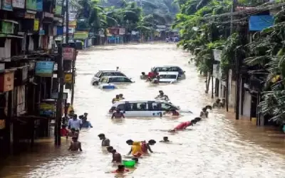 चक्रवात मिचौंग के कारण चेन्नई में भारी बारिश की वायरल तस्वीर की सच्चाई ?