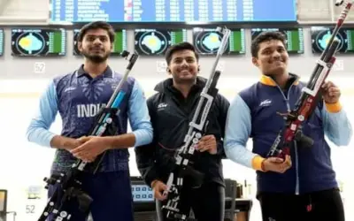 19वें एशियाई खेलों में भारतीय निशानेबाजी टीम ने जीता पहला गोल्ड, पिछड़ा चीन