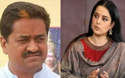 कांग्रेस नेता को कंगना ने कहा मैं हड्डियां तोड़ती हूं
