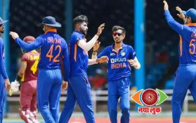 भारत ने तीसरे एकदिवसीय मैच में वेस्ट इंडीज़ को हराया