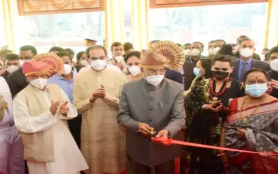 मुंबई : राष्ट्रपति राम नाथ कोविंद ने राजभवन में नए दरबार हॉल का किया उद्घाटन