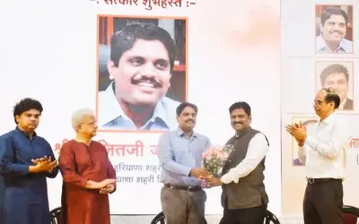 सेवानिवृत्त एसीपी अविनाश धर्माधिकारी का सार्वजनिक अभिनंदन