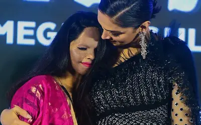 दीपिका पादुकोण ने की एसिड अटैक सर्वाइवर की मदद