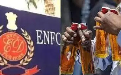 शराब घोटाला मामले में ईडी ने की 35 ठिकानों पर छापेमारी
