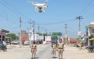किसान आंदोलन पर अब ड्रोन से निगरानी