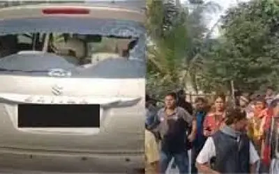 तृणमूल कांग्रेस नेता के ठिकाने पर छापा मारने गई ईडी टीम पर हमला