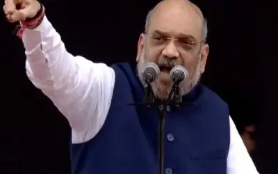 बीजेपी स्थापना दिवस में अमित शाह का विपक्ष पर हमला