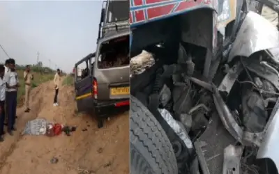 सड़क दुर्घटना में एक ही परिवार के दस लोगों की मौत