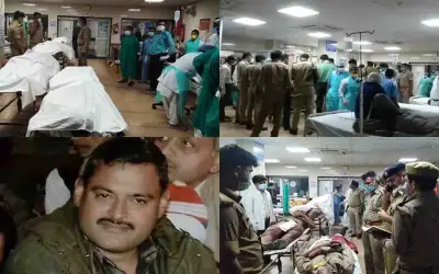 हिस्ट्रीशीटर के गुंडों ने कानपुर में आठ पुलिसकर्मियों की जान ली