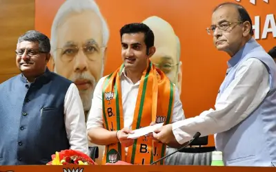 बीजेपी में शामिल हुए पूर्व क्रिकेटर गौतम गंभीर