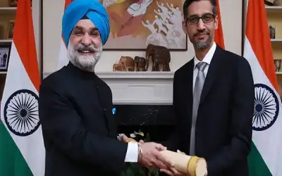 पद्म भूषण से सम्मानित किए गए गूगल के सीईओ सुंदर पिचाई