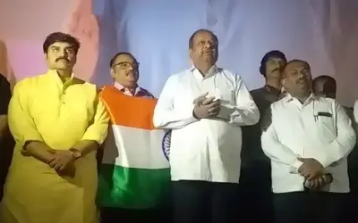 उत्तर मुंबई में फिल्म 'द कश्मीर फाइल्स' की स्पेशल स्क्रीनिंग