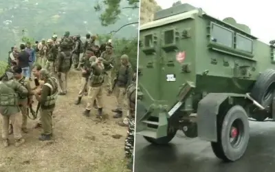 सेना के काफिले पर आतंकी हमला, कोई हताहत नहीं