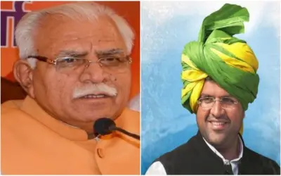 ख़ट्टर सीएम और दुष्यंत चौटाला डिप्टी सीएम