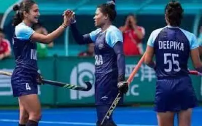 भारतीय महिला हॉकी टीम ने हांगकांग को 13-0 से हराया