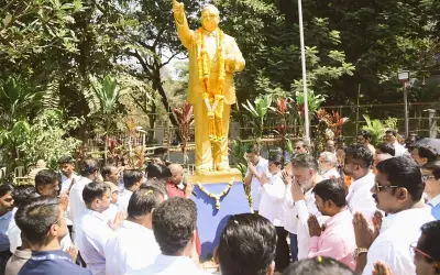 पवई के डाॅ. बाबासाहेब आंबेडकर पार्क सौन्दर्यीकरण कार्य का लोकार्पण