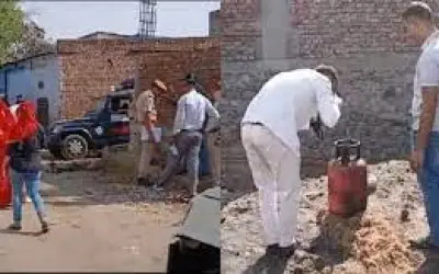जयपुर में सिलेंडर में आग लगने से पांच लोगों की ज़िंदा जलकर मौत